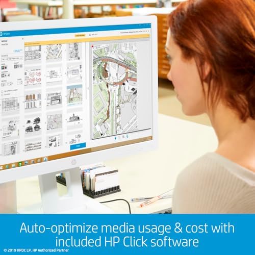 HP DesignJet T230 Large Format 24-inch Plotter Printer, Includes 2-Year Onsite Warranty Support (5HB07T) - Image 4