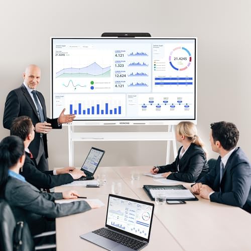 Interactive Smart Board for Classroom, 85” 8+128 GB Electronic Digital Whiteboard Built-in Google EDLA-Certified Android 14 OS - 4K Touchscreen Smartboard for Home Office School Studio Display - Image 6