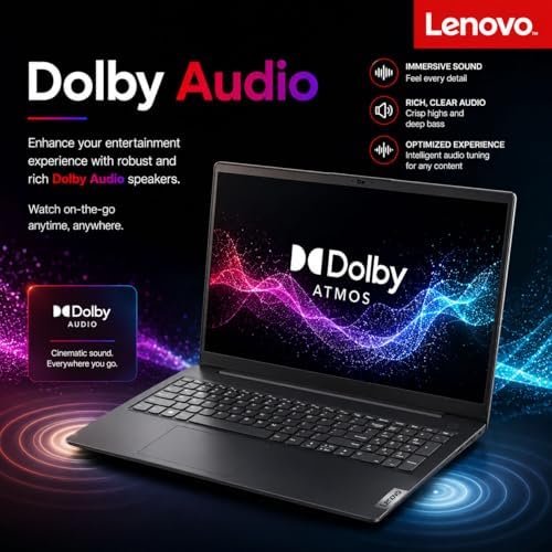 Lenovo V15 Business Laptop | 15.6" FHD LED Display | Intel N-Series Quad-Core Processor | 16GB DDR5 RAM | 1TB PCIE SSD | Ethernet (RJ-45) | HDMI | Dolby Audio | Wi-Fi 6 | Windows 11 Pro - Image 7