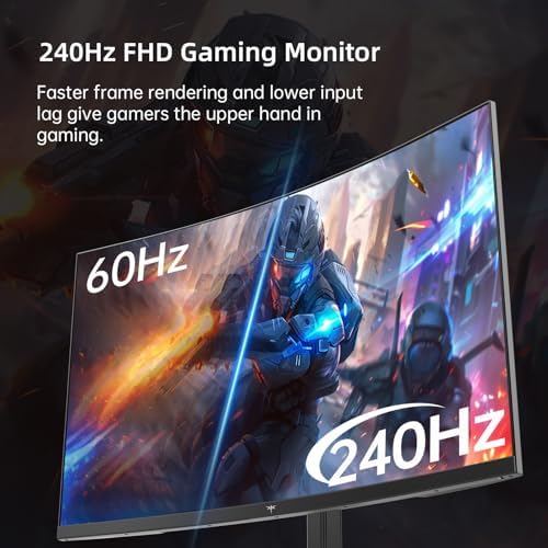 KTC 32 Inch 240Hz Curved Gaming Monitor, FHD 1500R HDR PC Monitor, H32S17F - Image 2
