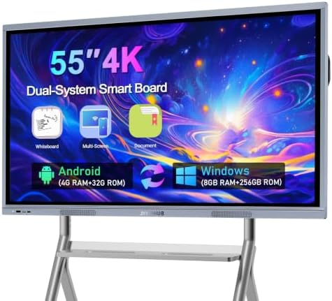 55" 4K Smart Board for Conference – with Android & Windows by JYXOIHUB