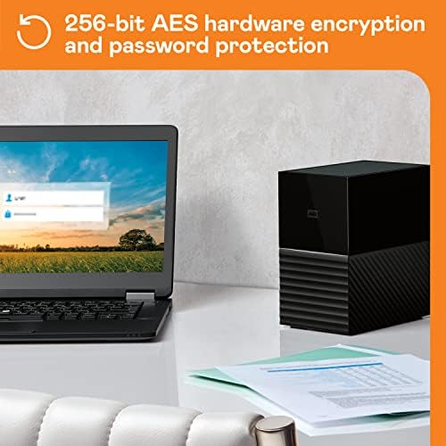 Western Digital 20TB My Book Duo Desktop RAID External Hard Drive HDD, USB 3.1, With Password Protection and Auto Backup Software - WDBFBE0200JBK-NESN - Image 6