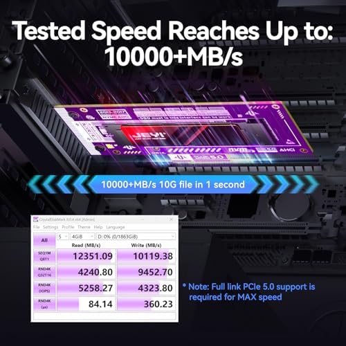JEYI PCIe 5.0 SSD Adapter for MacBook, 128Gbps PCIe 5.0 x4/x8/x16 Slot - Image 3