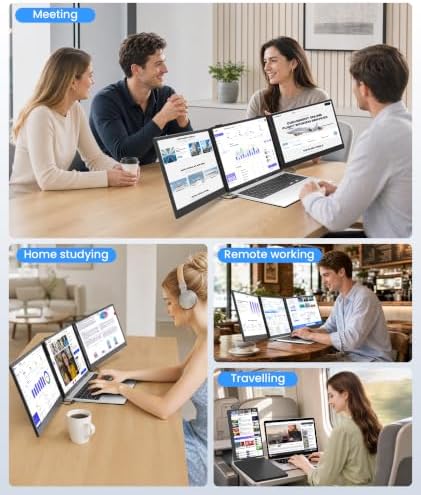 14" Laptop Screen Extender, 3lbs Lightweight & Portable Monitor for Laptop - Image 7