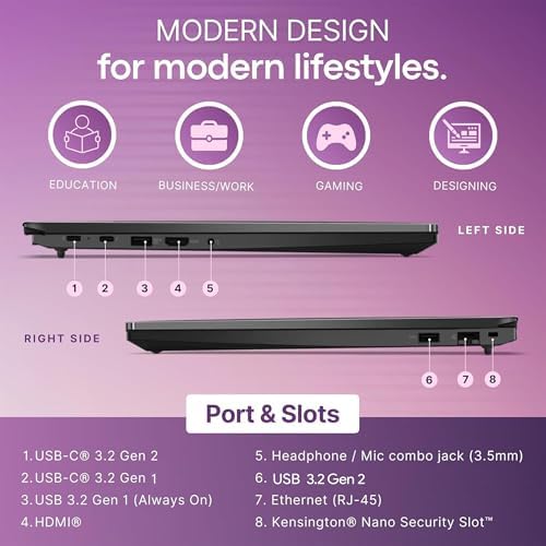 Lenovo ThinkPad E16 16 Ryzen 7 7735HS 16GB DDR5 512GB SSD Type-C Hub Laptop - Image 5