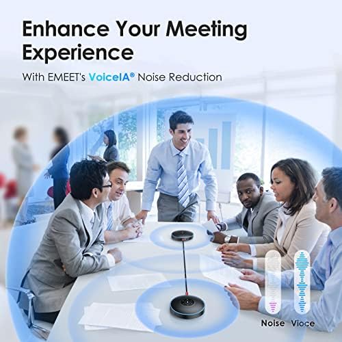 EMEET M220 Bluetooth Speaker, Daisy Chain/Use Alone up to 16 attendees - Image 3