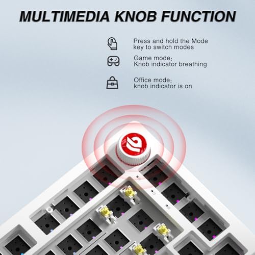 LEOBOG Hi75C Pro Wireless Mechanical Keyboard Kit 75% Barebones DIY Base - Image 7