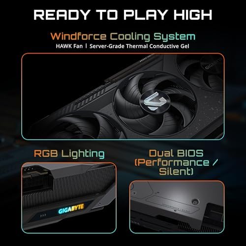 GIGABYTE Radeon RX 9070 Gaming OC 16G Graphics Card, PCIe 5.0, 16GB GDDR6, GV-R9070GAMING OC-16GD Video Card - Image 3