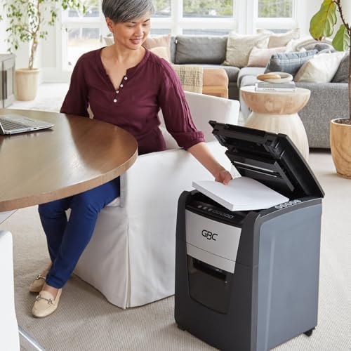 GBC Paper Shredder, Auto Feed+, 100 Sheet Capacity, Super Cross-Cut, Home Office Shredder, 100X (WSM1757602) - Image 2