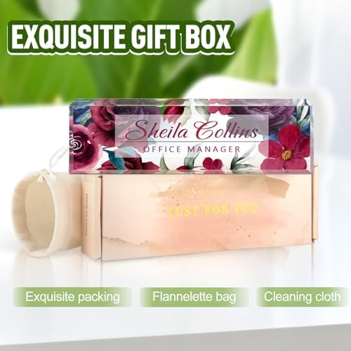 Custom Name Plate for Desk, Employee Appreciation Gifts, Office Decor - Image 4