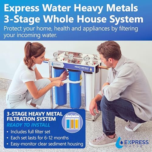 Express Water Whole House Water Filter System, Heavy Metal, 3-Stage - Image 2