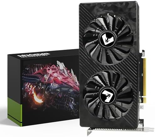 MOUGOL AMD Radeon RX 580 8GB GDDR5 Gaming Graphics Card, HDMI/DP/DVI Black by MOUGOLOfficial