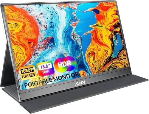 MNN 15.6" FHD 60Hz Portable Monitor USB-C HDMI IPS HDR Gaming Laptop by MNN