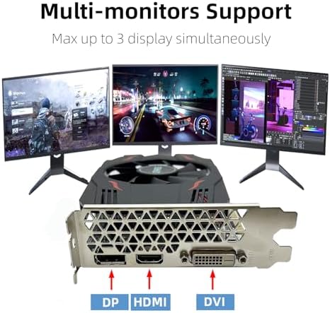 QTHREE Radeon RX 560 4GB GDDR5 Video Graphics Card GPU,128 Bit,DVI,HDMI,DP - Image 4