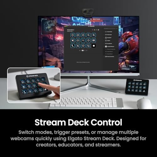 Insta360 Link 2C Pro Creator Bundle – 4K Webcam for PC/Mac, 1/1.3” Sensor, Low-Light, Auto Framing, HDR, Directional Noise-Canceling Mics, Supports Stream Deck, Zoom, Teams, Twitch for Streaming - Image 6