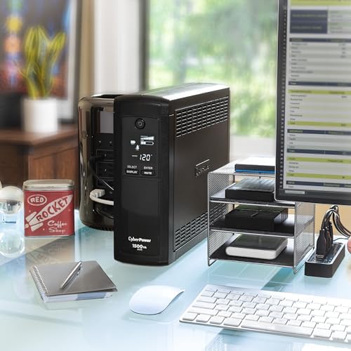 CyberPower CP1500AVRLCD Intelligent LCD UPS Battery Backup - Image 5