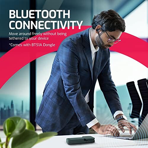 Yealink BH71 Workstation Pro Teams Certified Speaker and On Ear Bluetooth Headset BH71, Dongle, Charging Case, For Video / Mobile Phone Calls, Compatible with Zoom, UC Meet, Gold Support Plan, 1208654 - Image 2