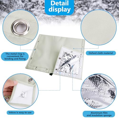 3-Way Opening Backflow Preventer Insulation Cover(5°F), 20" W x 16" H - Image 3