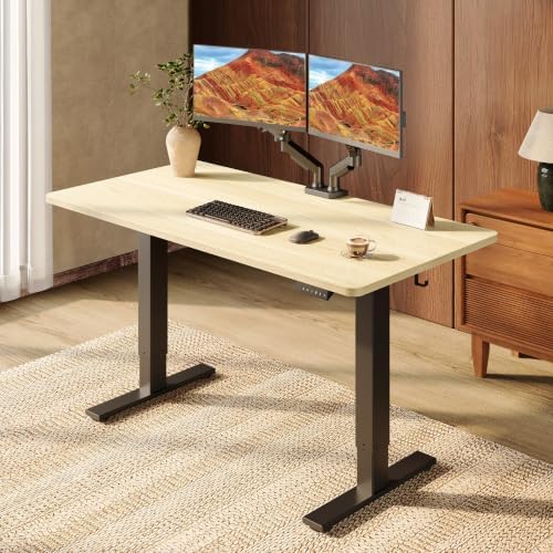 SANODESK 1'' Thick One-Piece 55 x 28'' Height Adjustable Standing Desk by sanodesk