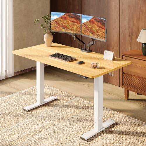 SANODESK 1'' Thick One-Piece 55 x 28'' Height Adjustable Standing Desk by sanodesk
