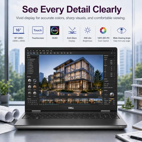 Dell Precision 7680 Laptop, NVIDIA RTX 1000 Ada 6GB, i5-13600HX, 32GB DDR5 - Image 4