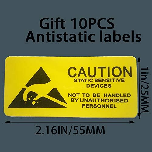 10pcs AMD CPU Protective Thicken Plastic Clamshell Case Trays Suitable with 10pcs Antistatic Bags and Labels (AMD) - Image 6