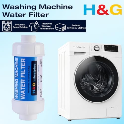 H&G Lifestyles Washing Machine Water Filter for Garden Hose 3/4" GHT 2Packs - Image 2