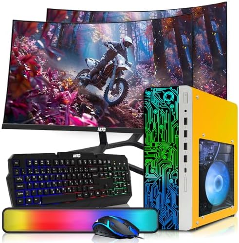 HP Desktop Computer, Lambo AMD Ryzen 3 PRO, 16GB RAM, 1TB SSD, Win 11 by Amazon+Renewed