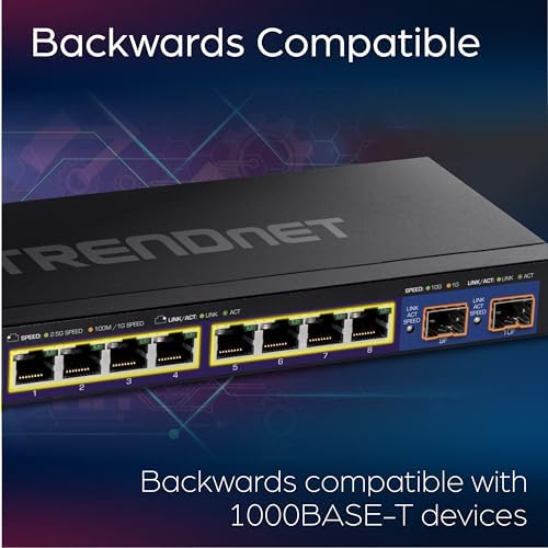 TRENDnet 10-Port Multi-Gig Web Smart Switch, TEG-3102WS - Image 5