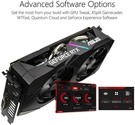 ASUS GeForce RTX 2060 Overclocked 6G GDDR6 Dual-Fan EVO Edition VR Ready HDMI DisplayPort DVI Graphics Card (DUAL-RTX2060-O6G-EVO) (Renewed) - Image 5