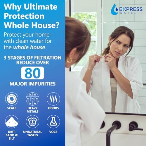 Express Water Whole House Water Filter System, Ultimate Protection, 3-Stage - Image 3
