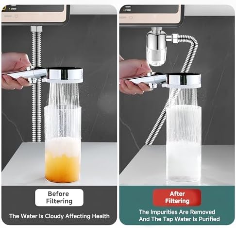 Washing Machine Water Filter, 40 Micron Reusable Brass Inline Sediment Filter, Anti-Scale Hose Pre-Filter for Water Heater, RV, and Toilet Bidet (L Port) - Image 2
