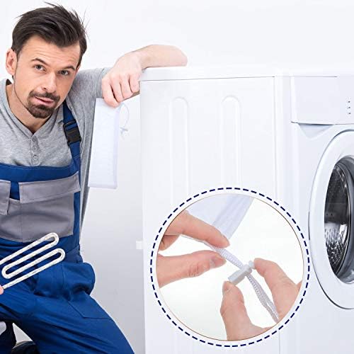 Shappy 12 Pieces Lint Traps for Washing Machine Drain Hose Nylon Mesh - Image 5