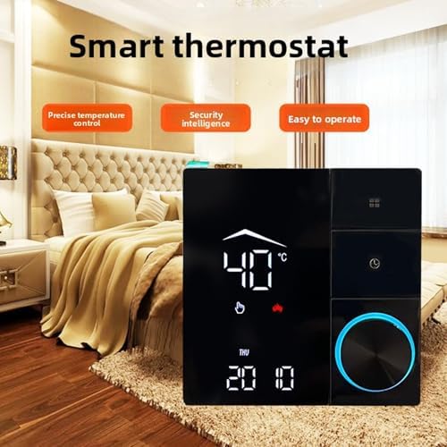 Smart Thermostat, WiFi Temperature Controller Panel 16A, APP Remote Scheduling, Programmable, IP20 Rated, for Home, Hotel, Office - Image 4