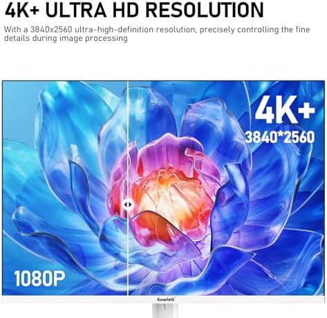 Gawfolk 28 inch UHD 4K computer monitor, IPS Ultra HD (3840×2560p)PC screen - Image 2