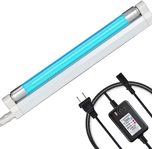 Coospider 6W UV Light with Ozone,185nm Sanitizer Lamp with 3 Time Gear, UVC Lamp for Shoes/Closet/Cabinet/Bathroom 110V CTUV-6– Perfect Father's Day Gifts by Coospider