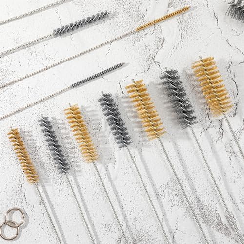 16 Inch Extra Long Pipe Cleaning Brush Set with Brass Bristles - Image 6