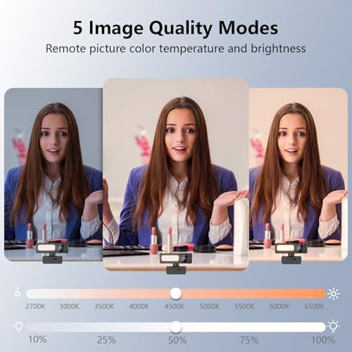 4K Webcam with Dual AI Noise-Cancelling Mics Autofocus, Auto Light Correction,120° FOV,Privacy Cover,Plug and Play Computer Camera for Microsoft Teams/Zoom/Google Voice/Skype/Facetime/YouTube,Black - Image 4