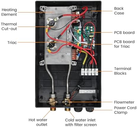 18kW Electric Tankless Water Heater 240V ETL Certified WiFi - Image 3