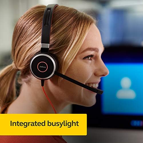 Jabra Evolve 40 Professional Wired Headset, Stereo, UC-Optimized – Telephone Headset for Greater Productivity, Superior Sound for Calls and Music, 3.5mm Jack/USB Connection, All-Day Comfort Design - Image 5