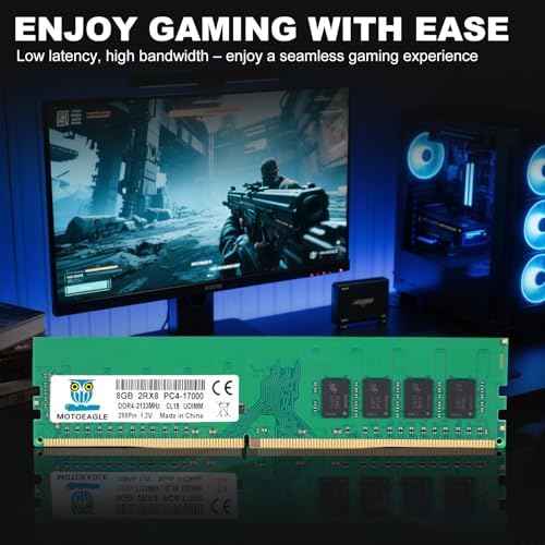 8GB DDR4 RAM 2133MHz UDIMM PC4-17000 DDR4-2133P CL15 DIMM Non-ECC 2RX8 Desktop Memory - Image 4