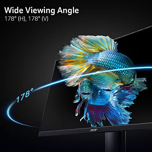 Acer KB272 EBI 27" IPS Full HD (1920 x 1080) Zero-Frame Gaming Office Monitor | AMD FreeSync Technology | Up to 100Hz Refresh | 1ms (VRB) | Low Blue Light | Tilt | HDMI & VGA Ports,Black - Image 6