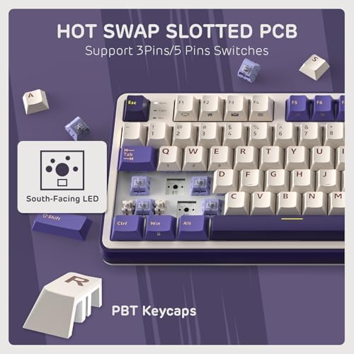 RK ROYAL KLUDGE S98 Wireless Mechanical Keyboard with Smart Display & Knob - Image 5