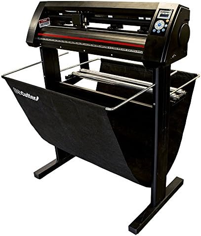 New 34" Vinyl Cutter LaserPoint 3 (LP3) with ARMS Contour Cutting, Stand and Basket - USCutter by USCutter