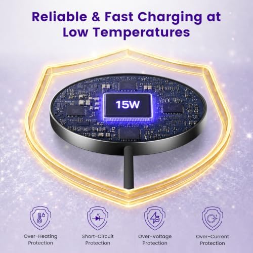 15W Wireless Charger for Apple MagSafe Charger, Magnetic Fast Charging Pad - Image 4