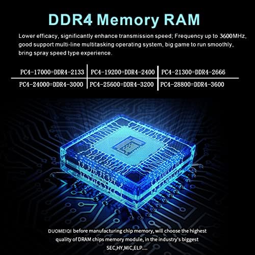 8GB DDR4 17000U PC4 2133 2X4GB UDIMM, DDR4-2133MHz PC4-17000 CL15 1Rx8 1.2V Non-ECC 288 Pin Desktop Memory Module Ram - Image 3