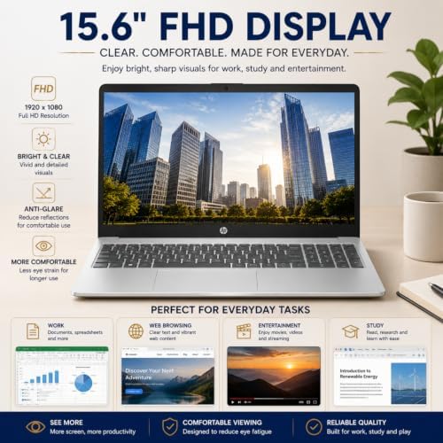 HP 15.6" FHD Gold Business Laptop, 2026 Edition, AMD Ryzen 7 7730U (Beats Intel Core i7-1255U), 24GB RAM, 512GB SSD, Wi-Fi 6, HDMI, Numeric Keypad, Windows 11 - Image 5
