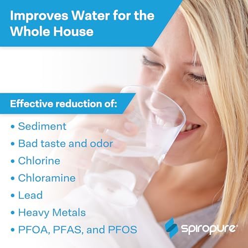 SpiroPure SP-WH200 2-Stage Whole House Water Filter - Sediment and Carbon - Image 3