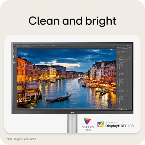 LG 27UP850K-W 27-inch Ultrafine 4K UHD IPS DisplayHDR 400 Computer Monitor - Image 4