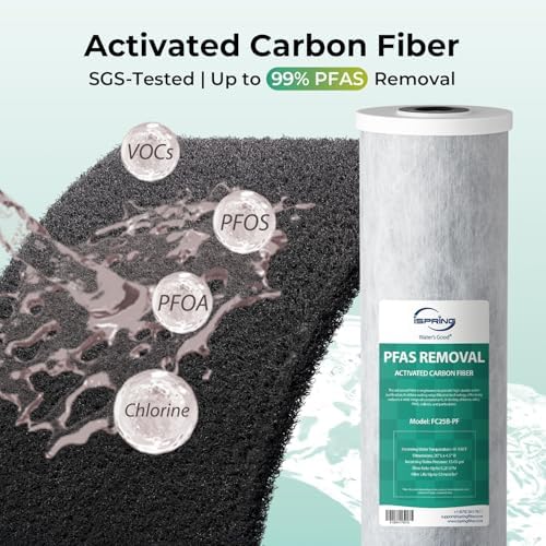 iSpring F2WGB22BPFKS 4.5" x 20" 2-Stage Whole House Water Filter - Image 2